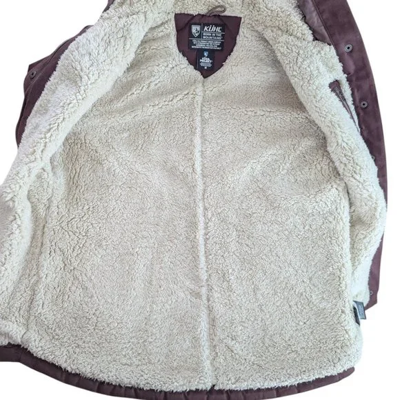 Women's Kuhl Celeste lined hoody jacket, amethyst, size M - Picture 7 of 7